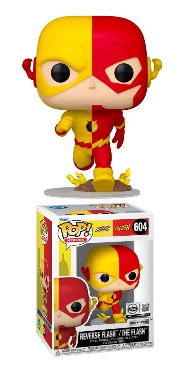 Funko POP! Heroes: DC - Flash/Reverse Flash 604, 3500 Royalty Limited Edition Exclusive by POPs N Collectibles on MYNTED
