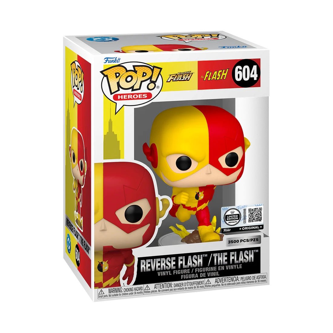 Funko POP! Heroes: DC - Flash/Reverse Flash 604, 3500 Royalty Limited Edition Exclusive by POPs N Collectibles on MYNTED