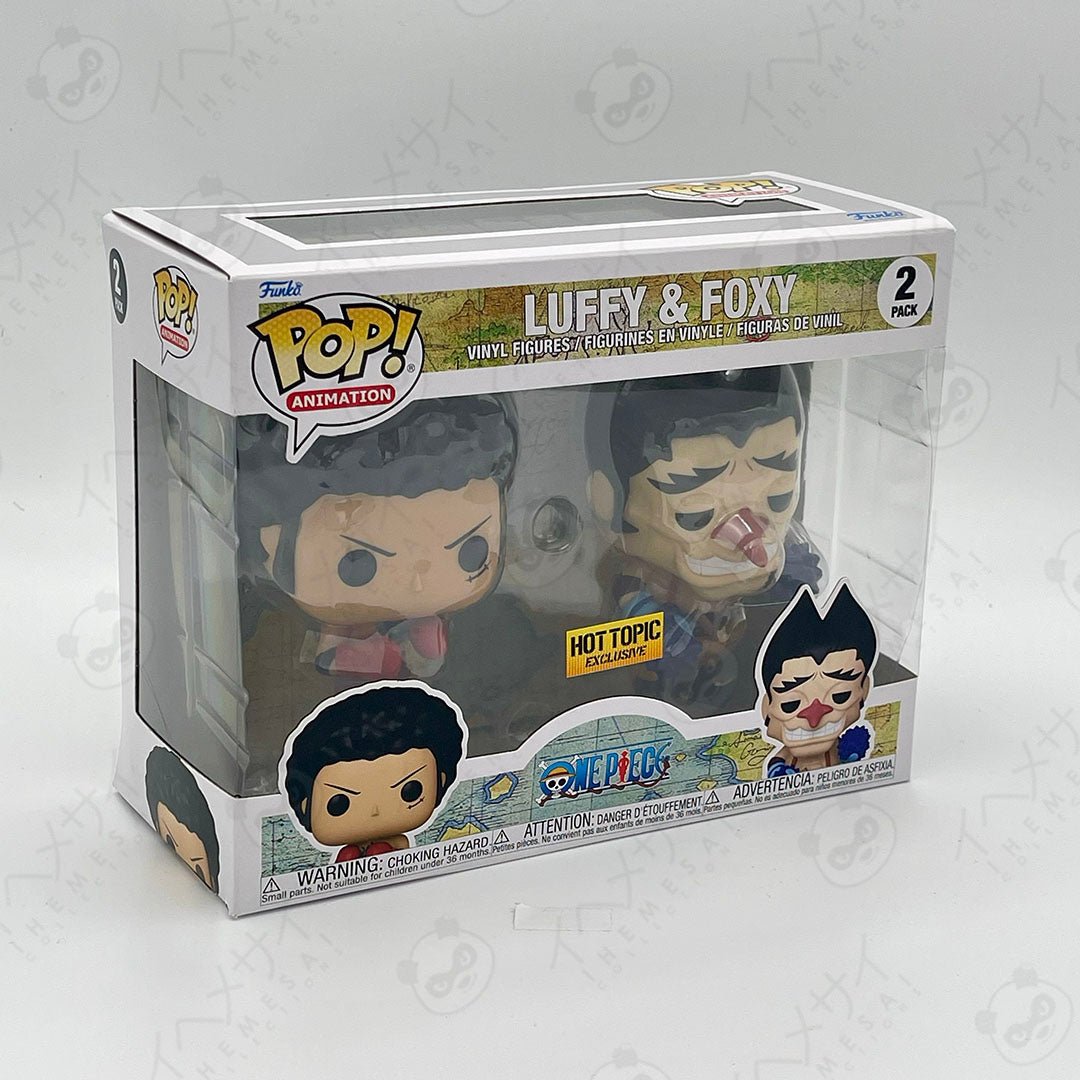 Funko Pop Luffy & Foxy 2 - Pack One Piece Hot Topic Exclusive Vinyl Figures by Ihemesai Collections on MYNTED