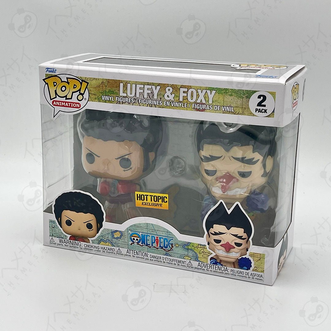 Funko Pop Luffy & Foxy 2 - Pack One Piece Hot Topic Exclusive Vinyl Figures by Ihemesai Collections on MYNTED