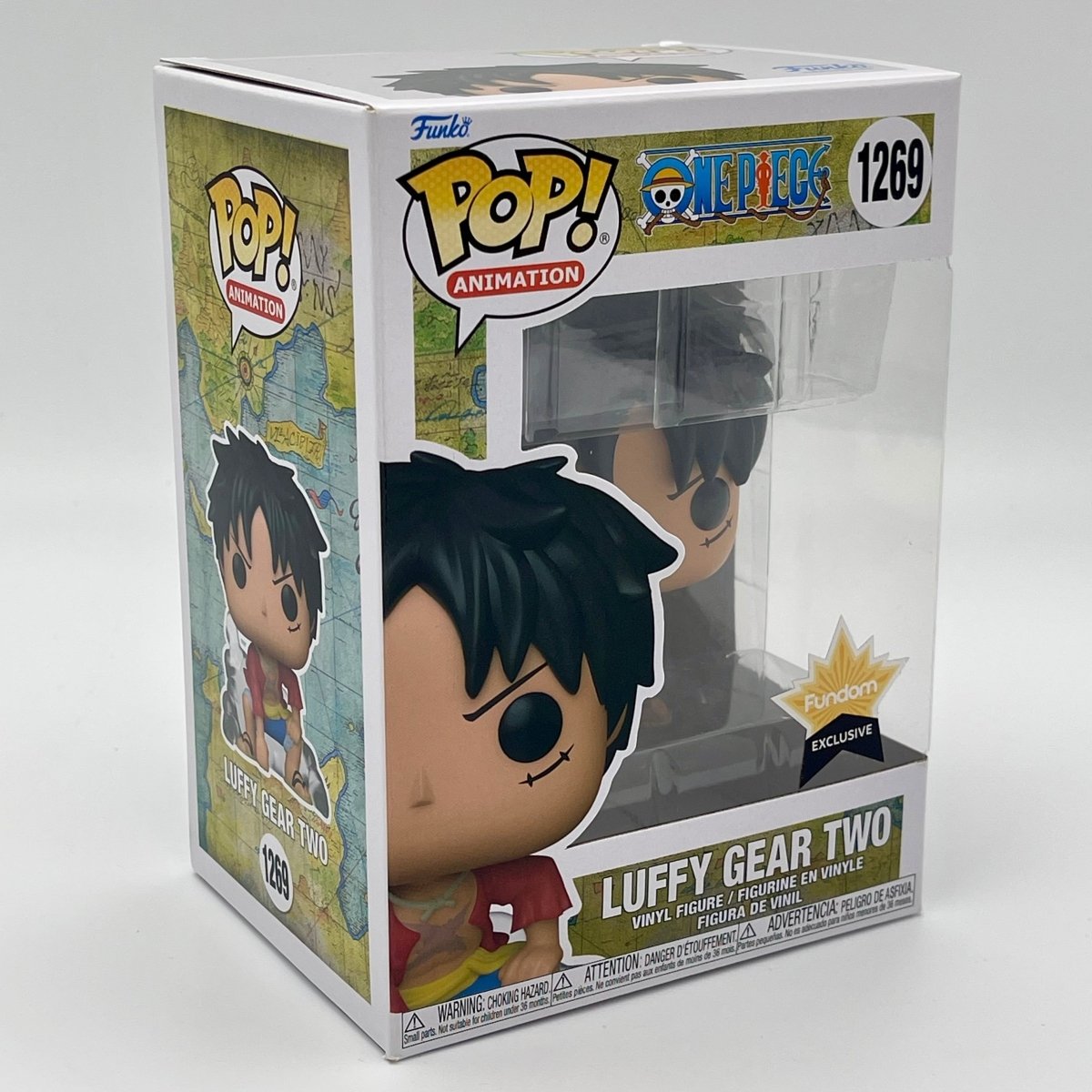 Funko Pop Luffy Gear Two 1269 One Piece Fundom Exclusive by Ihemesai Collections on MYNTED