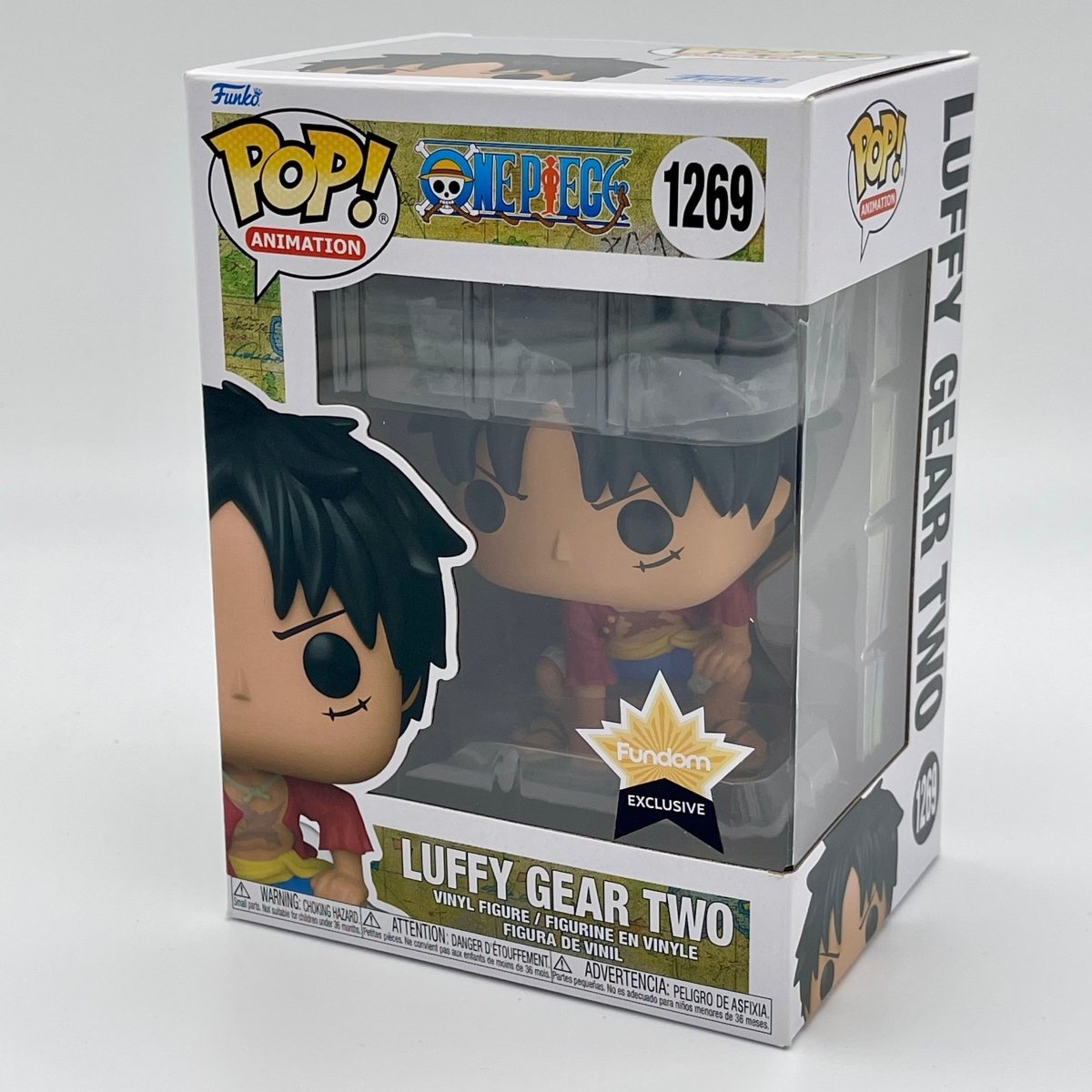 Funko Pop Luffy Gear Two 1269 One Piece Fundom Exclusive by Ihemesai Collections on MYNTED
