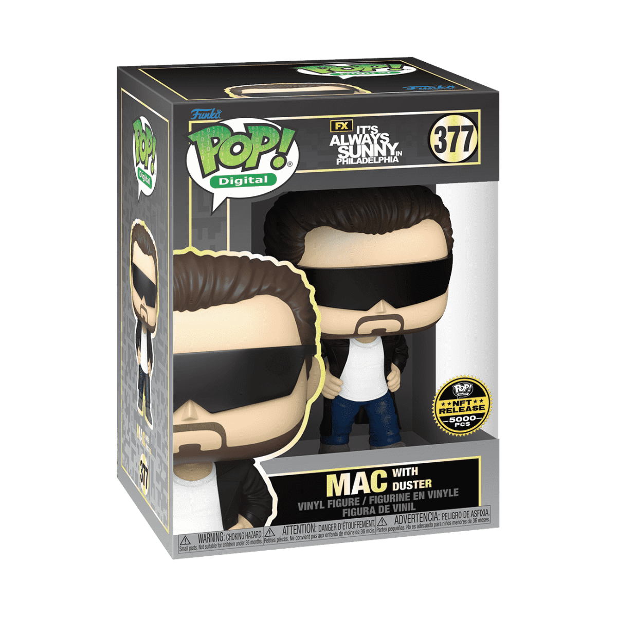 Funko POP! Mac with Duster 377, 5000 Pcs Ultra NFT Digital LE Limited Edition Exclusive by POPs N Collectibles on MYNTED