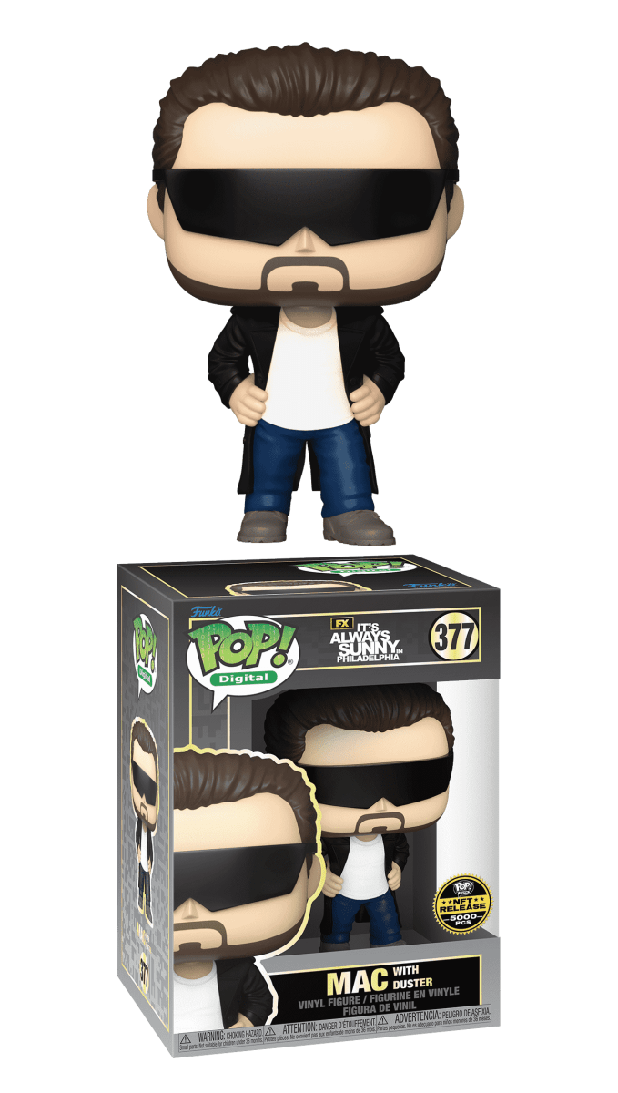 Funko POP! Mac with Duster 377, 5000 Pcs Ultra NFT Digital LE Limited Edition Exclusive by POPs N Collectibles on MYNTED