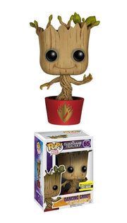 Funko POP! Marvel: Guardians of the Galaxy - Dancing Groot 65, Ravager Logo Entertainment Earth Exclusive by POPs N Collectibles on MYNTED