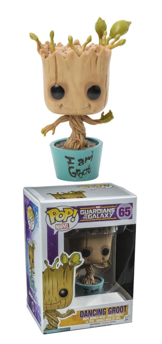 Funko POP! Marvel: Guardians of the Galaxy - Groot 65, Blue Pot by POPs N Collectibles on MYNTED