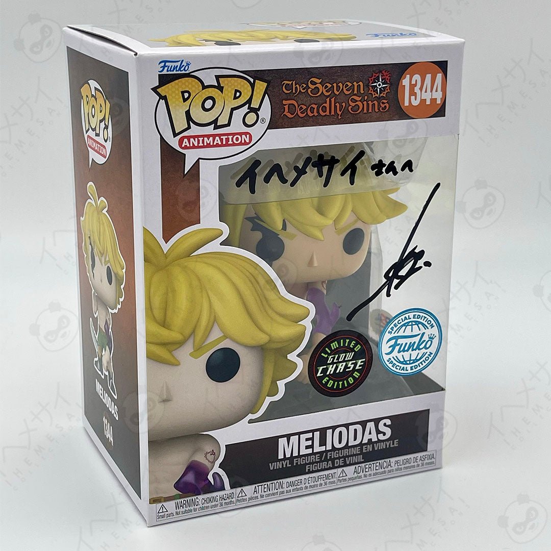 Funko Pop Meliodas Signed Seven Deadly Sins PSA Authenticated Vinyl Figure by Ihemesai Collections on MYNTED