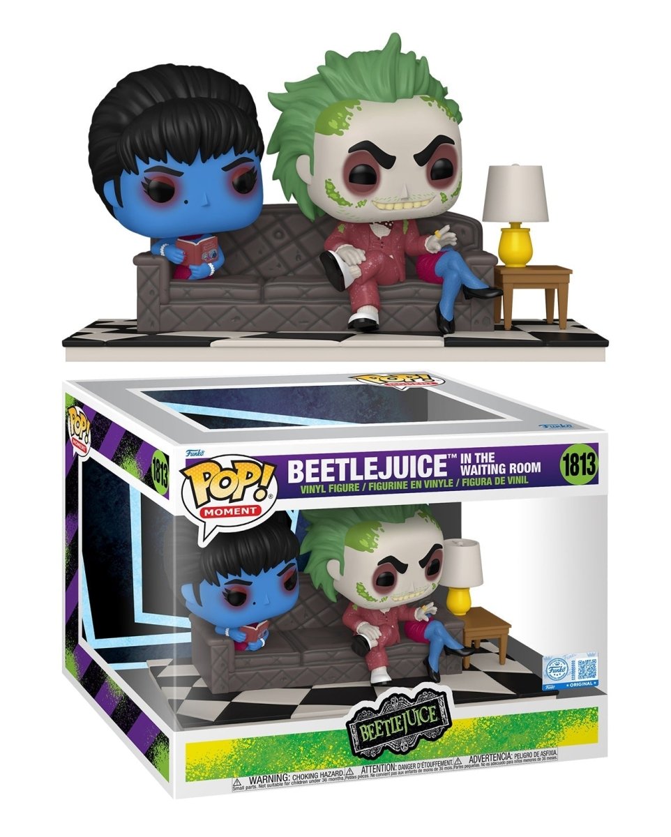 Funko POP! Moment - Beetlejuice in the Waiting Room 1813, Special Edition Exclusive by POPs N Collectibles on MYNTED