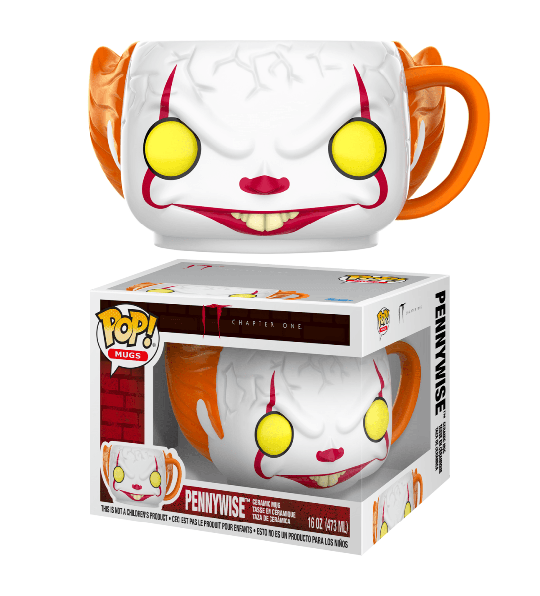 Funko POP! Mugs: IT - Pennywise Ceramic Mug by POPs N Collectibles on MYNTED