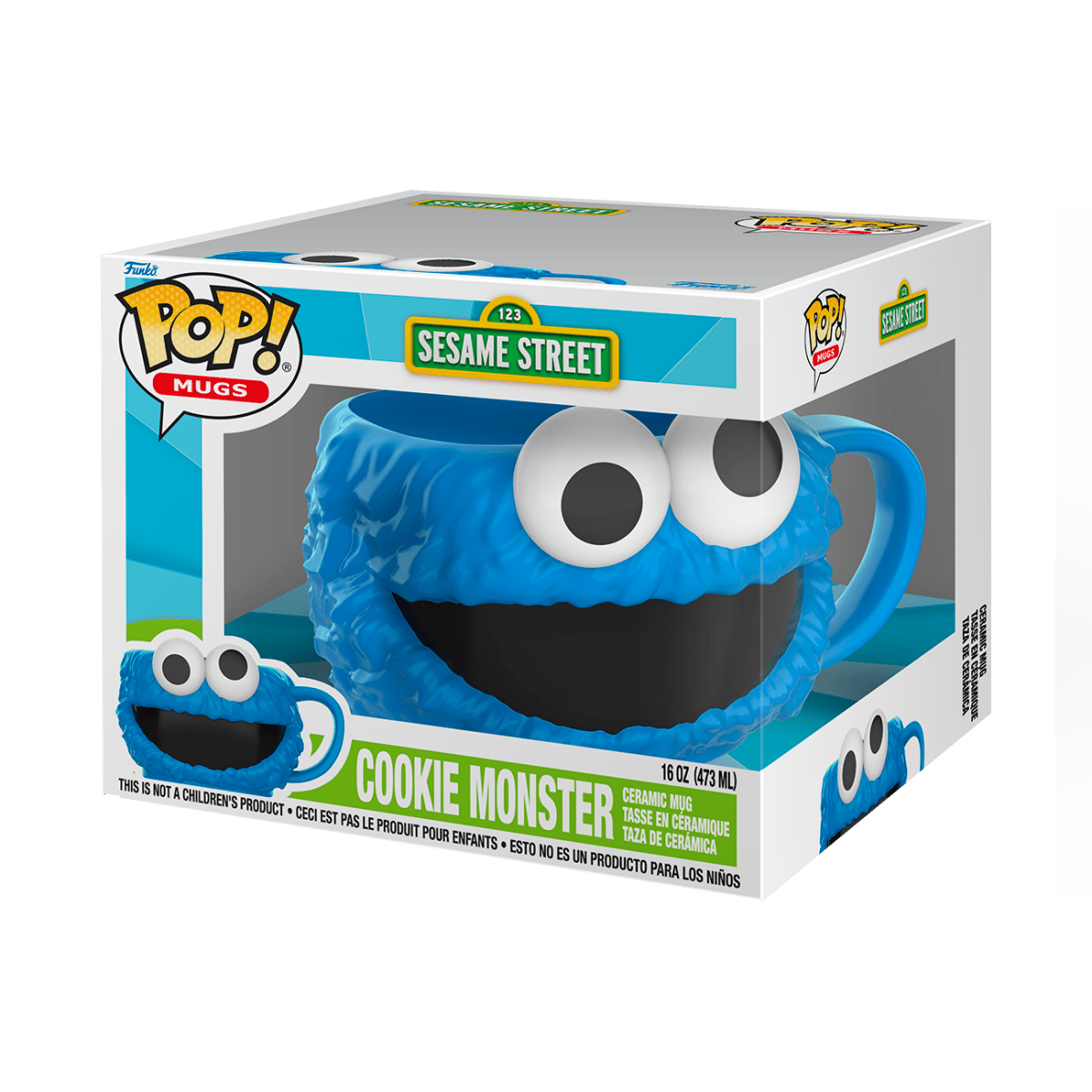 Funko POP! Mugs: Sesame Street - Elmo & Cookie Monster Cermic Mug (Bundle of 2) by POPs N Collectibles on MYNTED