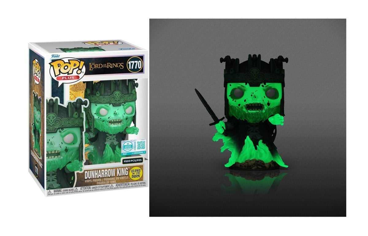 Funko POP! Plus: Movies Lord of the Rings (LOTR) - Dunharrow King 1770, Glow in the Dark, 9500 Pieces Limited Edition by POPs N Collectibles on MYNTED