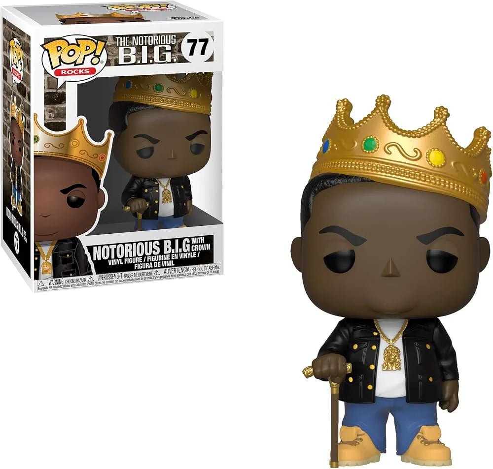 Funko Pop! Rocks: Notorious B.I.G. with Crown #77 by Speedy Comics on MYNTED