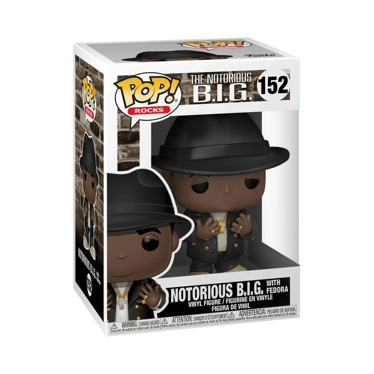 Funko Pop! Rocks: The Notorious B.I.G. with Fedora (#152) by Speedy Comics on MYNTED