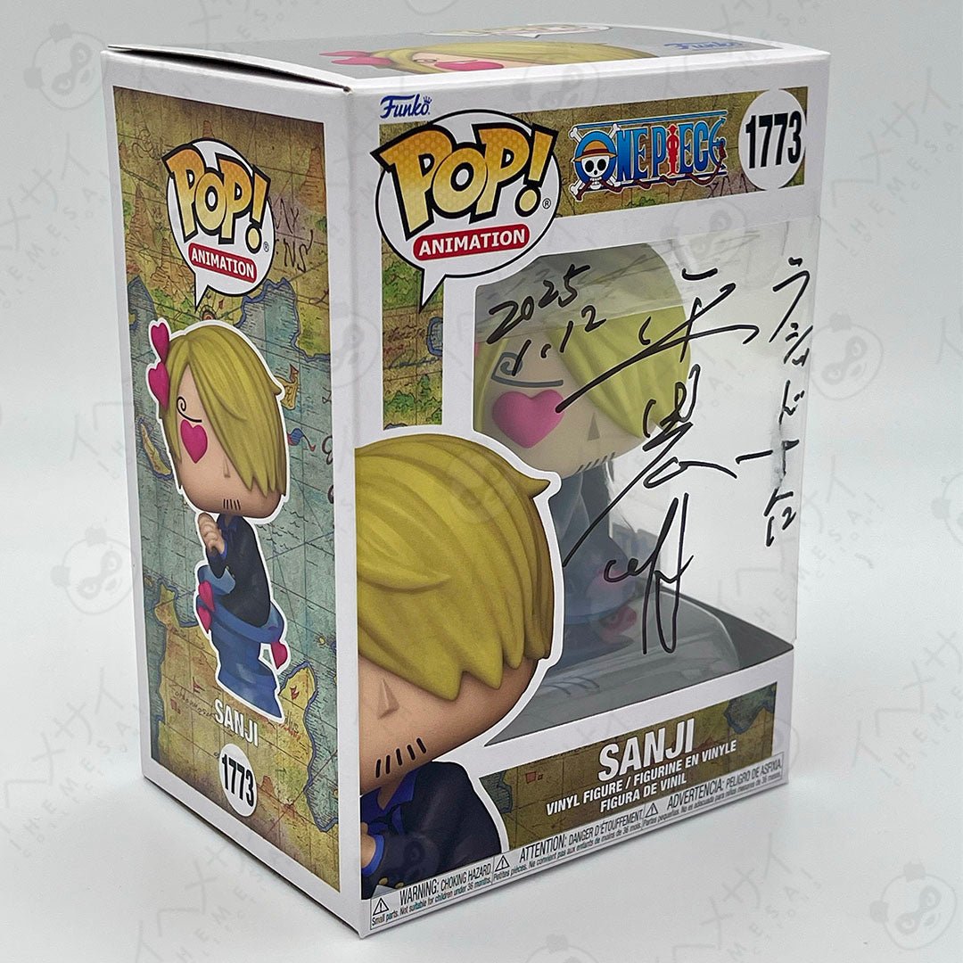 Funko Pop Sanji 1773 One Piece Autographed Signed Figure by Ihemesai Collections on MYNTED