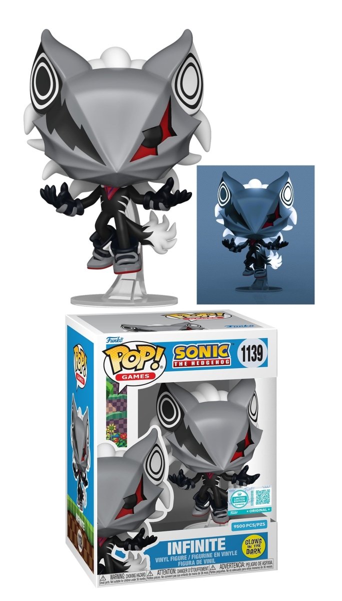 Funko POP! Sonic The HedgeHog - Infinite (Glow) 1139, 9500 Pieces Supreme LE Limited Edition Exclusive by POPs N Collectibles on MYNTED