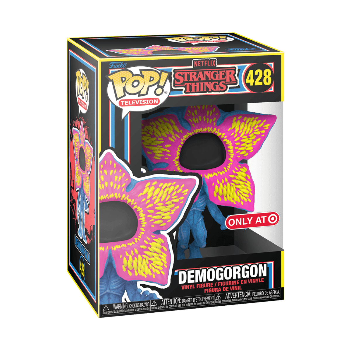 Funko POP! Stranger Things - Demogorgon (BlackLight) 428, Target Exclusive by POPs N Collectibles on MYNTED