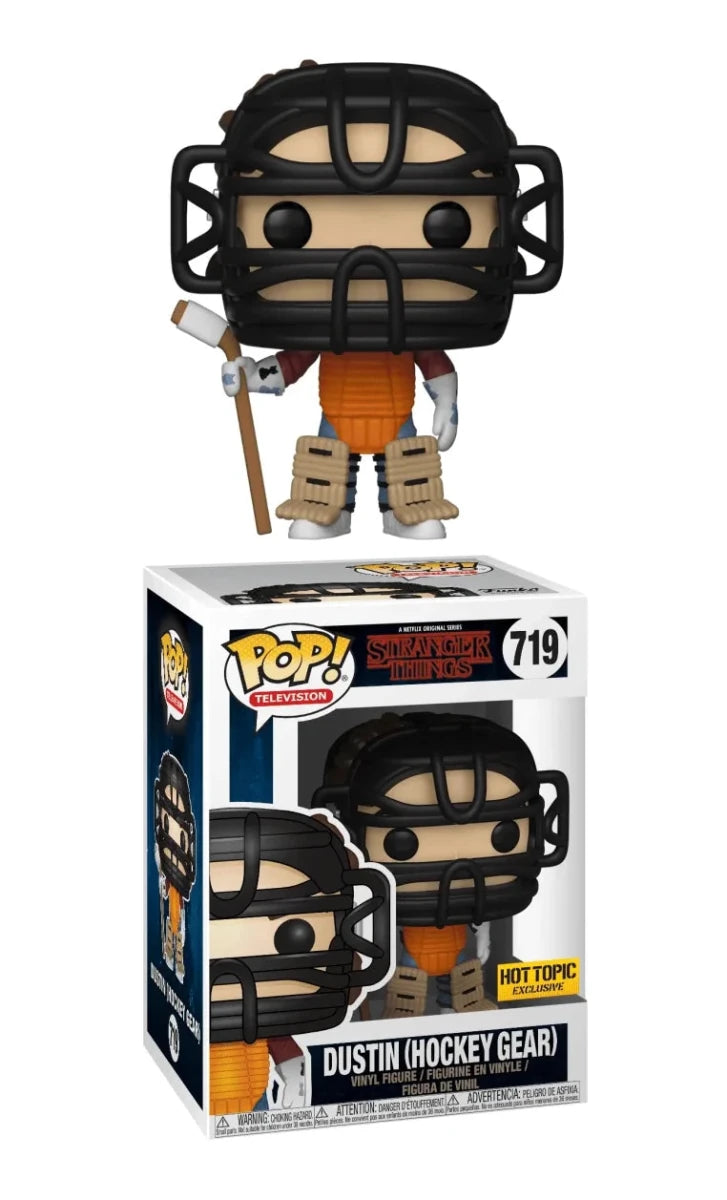 Funko POP! Stranger Things - Dustin in Hockey Gear #719 Hottopic Exclusive by POPs N Collectibles on MYNTED