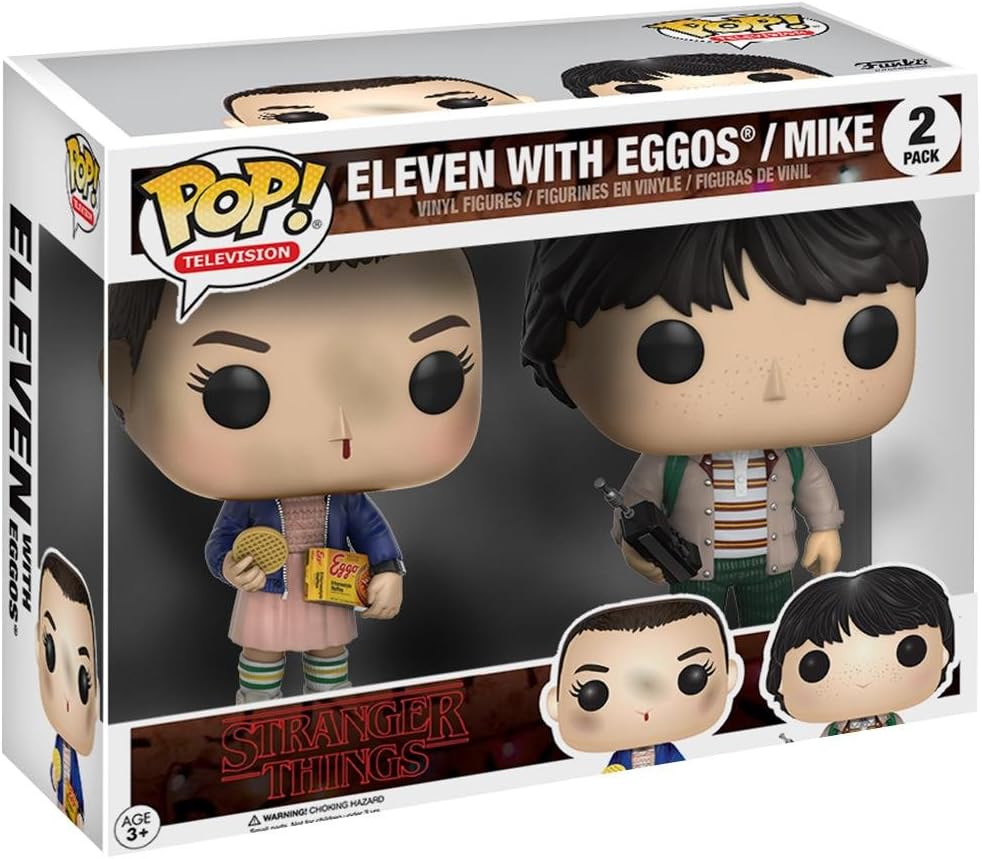 Funko POP! Stranger Things - Eleven & Mike, 2 Pack, F.Y.E Exclusive by POPs N Collectibles on MYNTED