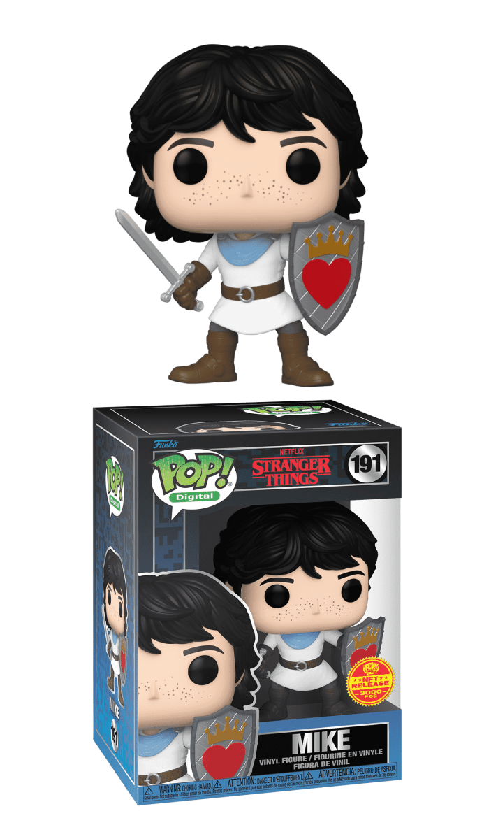 Funko POP! Stranger Things - Mike 191, 3000 Pieces NFT Digital Release Limited Edition Exclusive by POPs N Collectibles on MYNTED