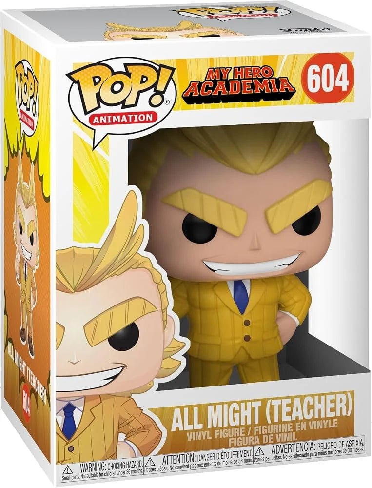 Funko Pop! Teacher All Might (#604) vinyl collectible figure from the anime series My Hero Academia. by Speedy Comics on MYNTED