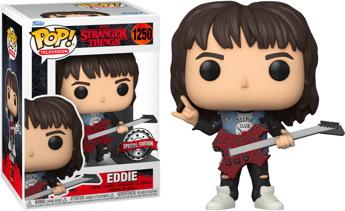 Funko POP! Television: Stranger Things - Eddie, Special Edition Exclusive by POPs N Collectibles on MYNTED