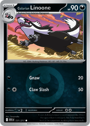 Galarian Linoone - 131/217 - Reverse Holofoil (Energy Symbol Pattern) by The Archive Stop on MYNTED