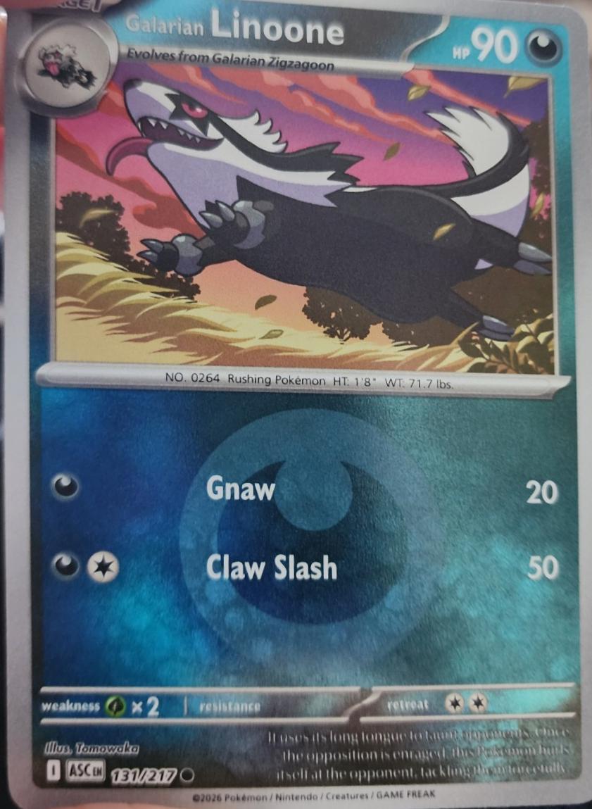 Galarian Linoone - Ball 131 Pokemon Ascended Heroes by Shaibz TCG on MYNTED