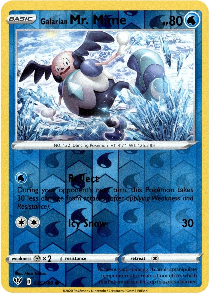 Galarian Mr. Mime [Reverse Holo] 35 Pokemon Darkness Ablaze by Moe‘s Vault on MYNTED