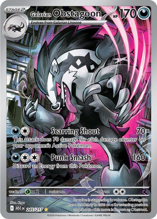 Galarian Obstagoon - 245/217 - ME: Ascended Heroes (ASC) by Poké Dubai on MYNTED