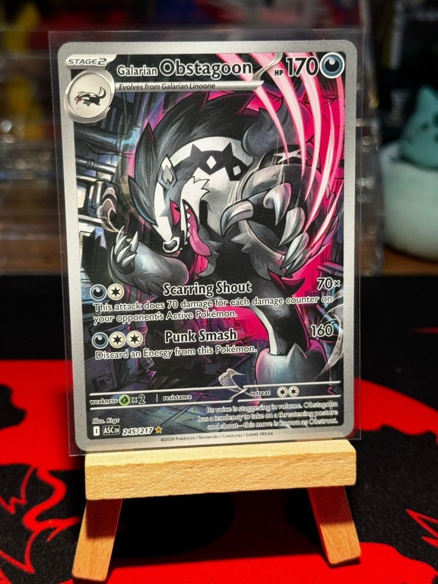 Galarian Obstagoon Illustration Rare 245/217 by Pokedaddy on MYNTED
