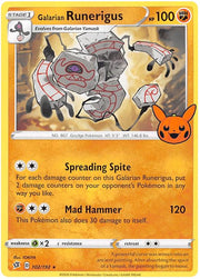 Galarian Runerigus 102 Pokemon Trick or Trade 2023 by Moe‘s Vault on MYNTED