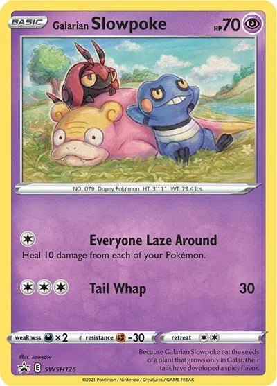 Galarian Slowpoke - SWSH126 by The Archive Stop on MYNTED