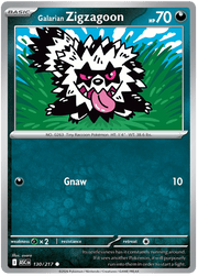 Galarian Zigzagoon 130/217 Common | Mega Evolution – Ascended Heroes by Worth the XP on MYNTED