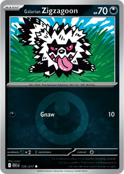 Galarian Zigzagoon (Energy Symbol Pattern) Ascended Heroes Common 130/217 by Shark Pop Culture on MYNTED