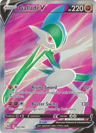 Gallade V 181/196 - Lost Origin - Ultra Rare by Light Collectibles on MYNTED