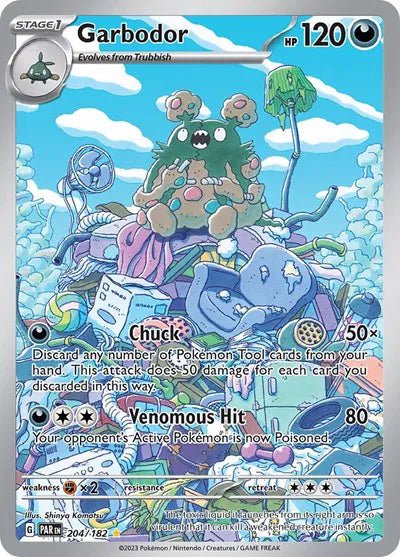 Garbodor 204/182 (Paradox Rift) by Shrimp TCG on MYNTED