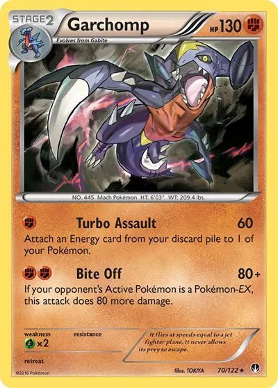 Garchomp (Reverse Holofoil) BREAKpoint Holo Rare 70 by PokeSource on MYNTED