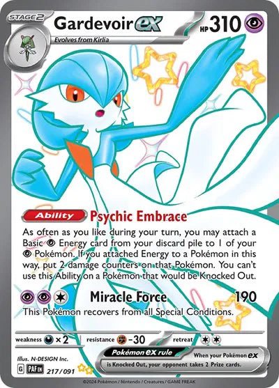 Gardevoir ex 217/091 (Paldean Fates) by tradin9ape on MYNTED