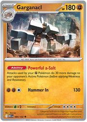 Garganacl 084/132 Uncommon | Mega Evolution by Worth the XP on MYNTED