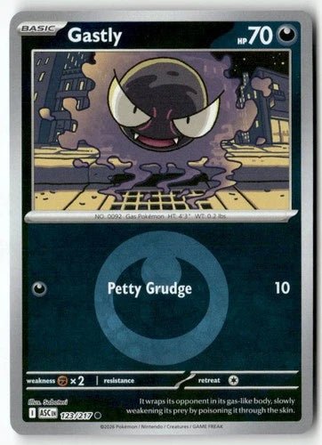 Gastly 123/217 - Ascended Heroes - Energy Symbol Pattern by Light Collectibles on MYNTED