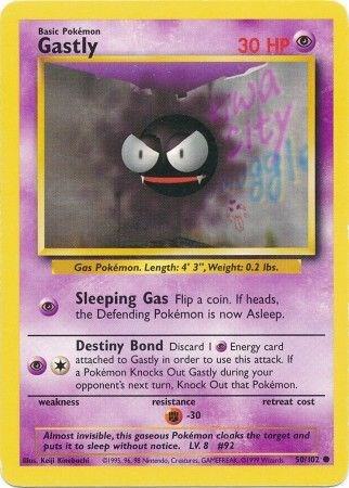 Gastly Base set (Unlimited) 50/102 by ISB Collector on MYNTED