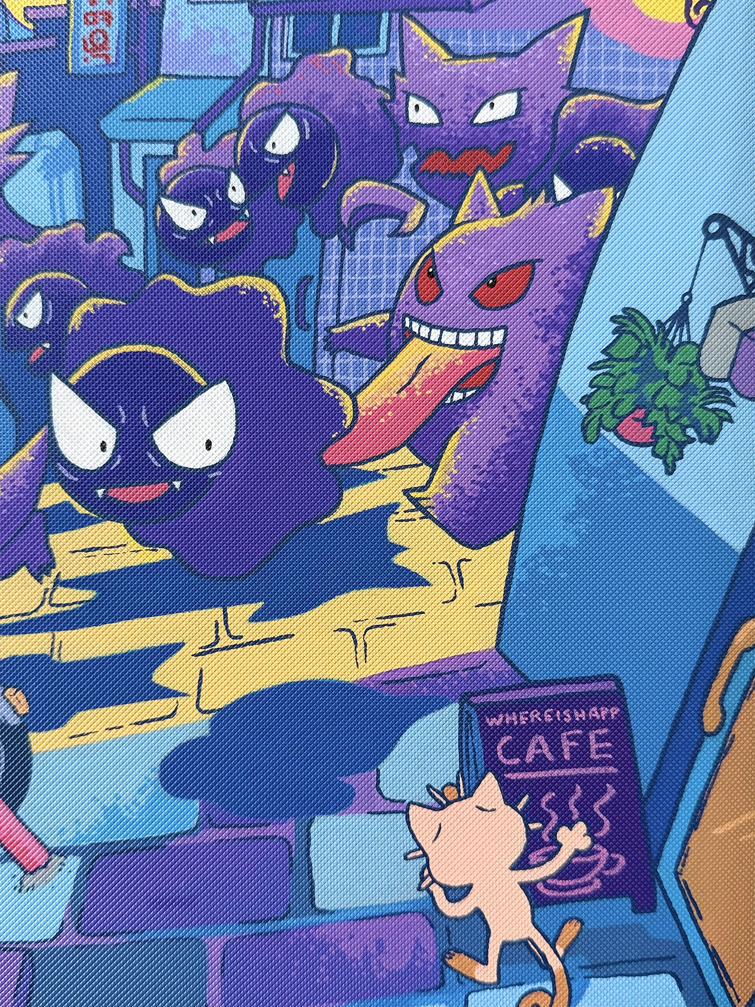 Gastly Illustration Rare - Hand-painted VaultX Binder