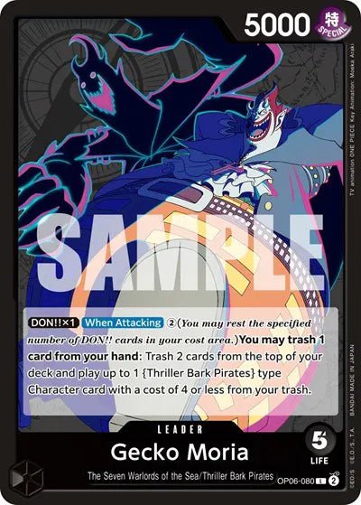 Gecko Moria (080) Wings of the Captain L OP06 - 080 by Schmutzfink TCG on MYNTED