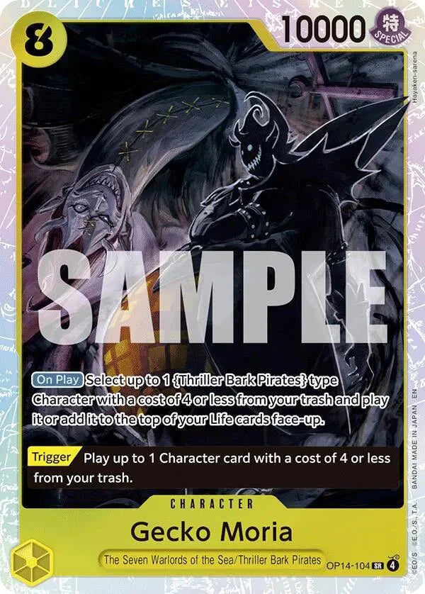 Gecko Moria - OP14 - 104 by Nz TCG on MYNTED