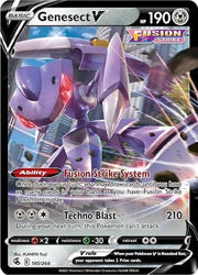 Genesect V Fusion Strike 185/264 by ISB Collector on MYNTED