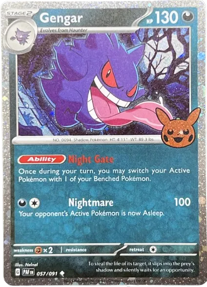 Gengar (Cosmos Holo) - Trick or Trade BOOster Bundle 2024 - HR 057/091 - English by MechaKai Collectibles on MYNTED
