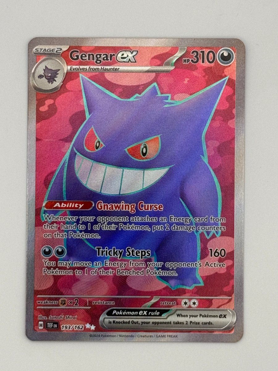 Gengar ex · 193/162 · Temporal Forces (TEF) by PokeMarsi on MYNTED