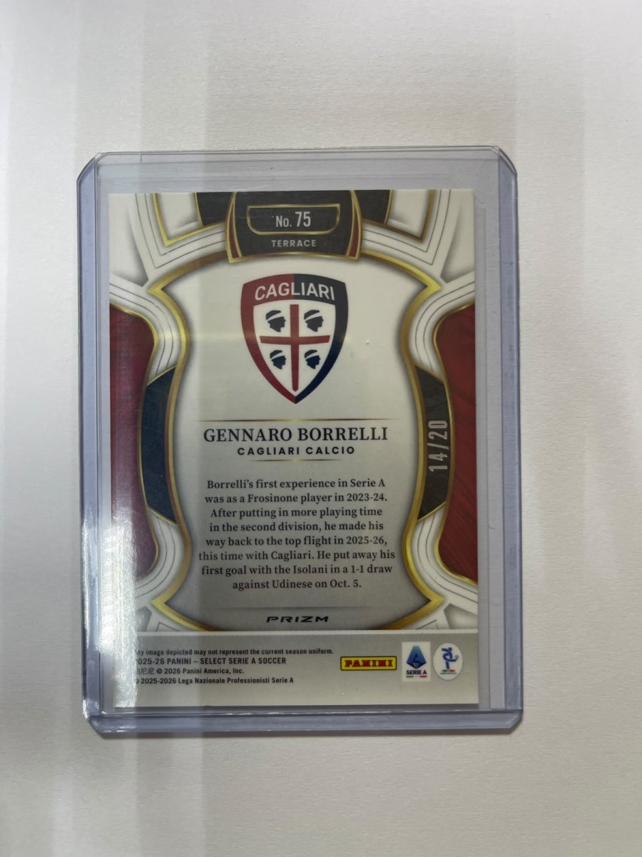 Gennaro Borrelli RC /20 - 25-26 Panini Select Serie A - Cagliari Calcio by Card Market Ahuy on MYNTED