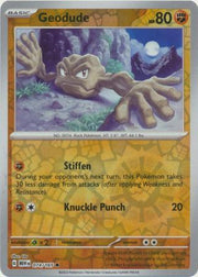 Geodude SV: 151 Common • 074/165 Reverse Holofoil by Shark Pop Culture on MYNTED