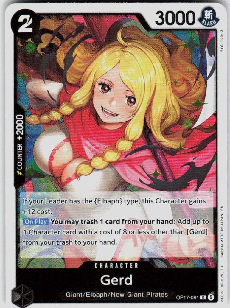 Gerd OP17-081 (The World's Strongest Warriors) by Moe‘s Vault on MYNTED
